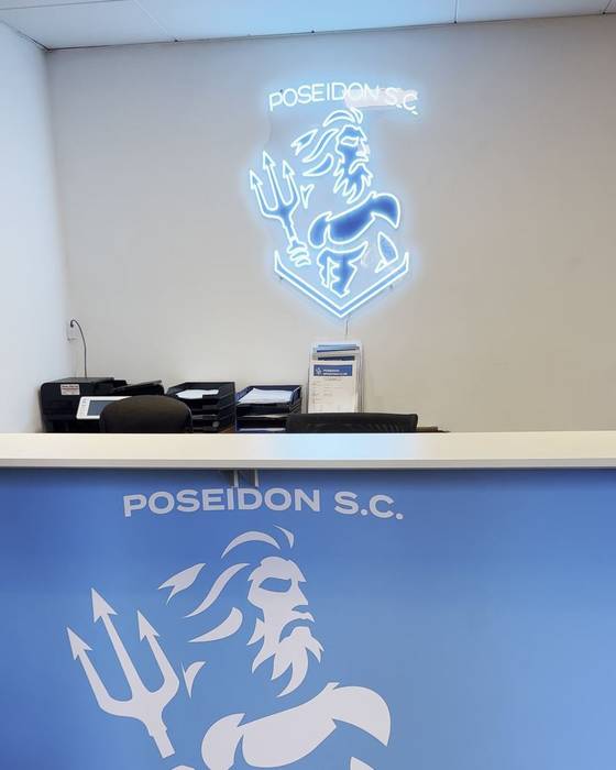 La reception del Poseidon Sporting Club